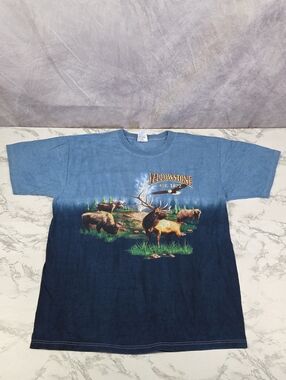 Vintage Yellow Stone National Park T Shirt Size Large
